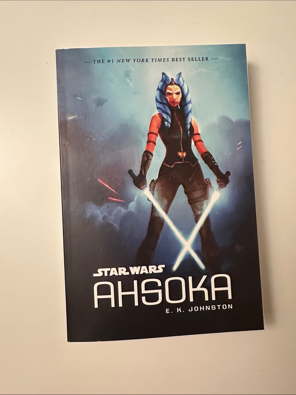 Star Wars Ahsoka Hardcover Book - Blue, Black, White